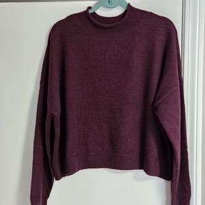 Sonoma Women's Rich Burgundy Crew Neck Sweater